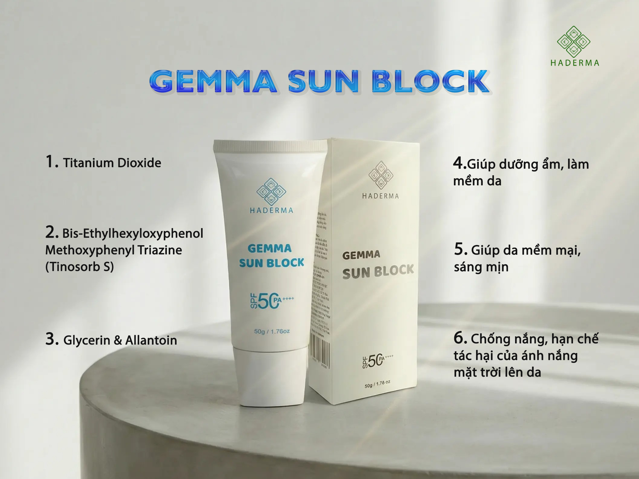 GEMMA SUN BLOCK